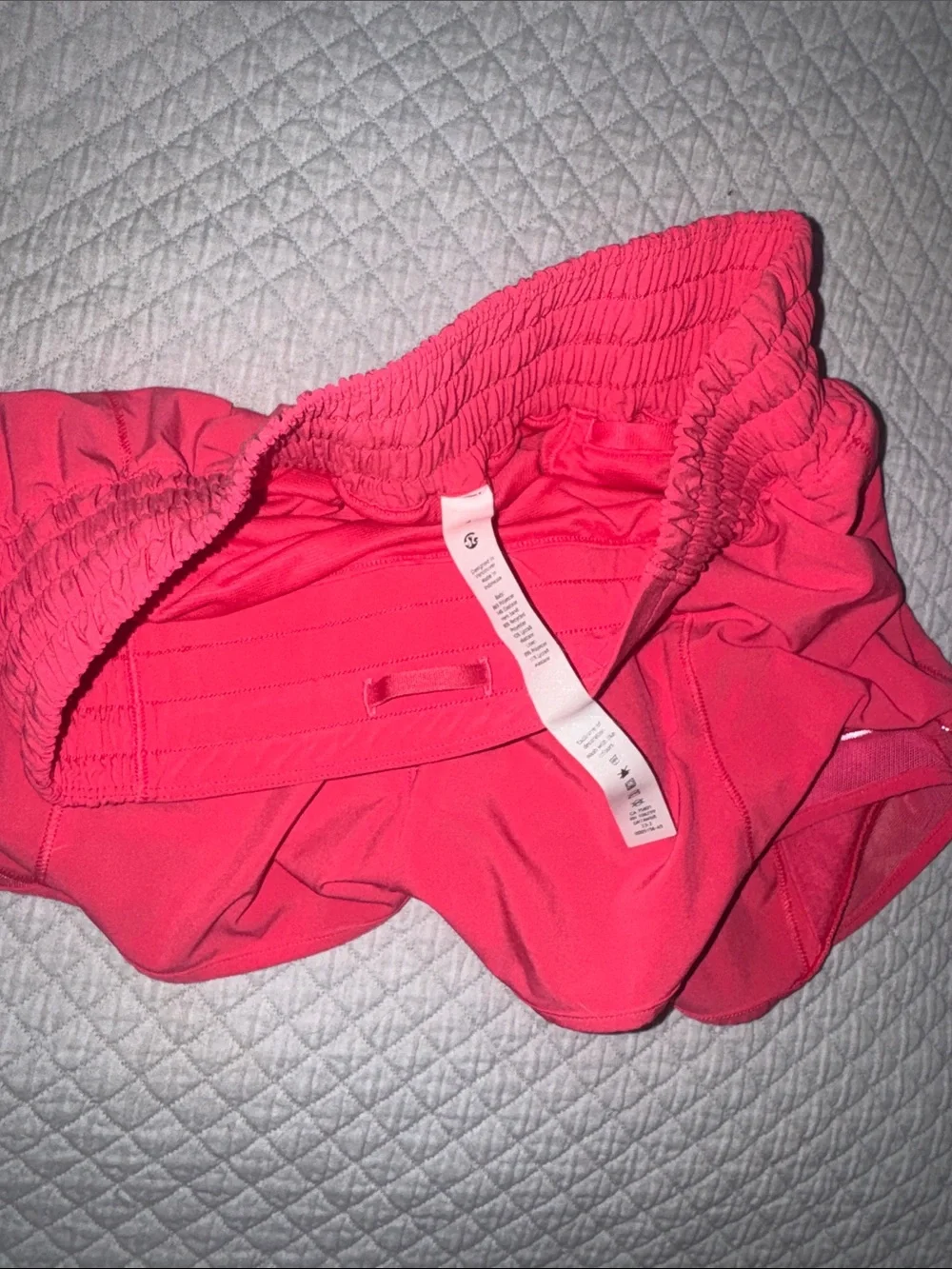 lululemon athletica Bright Pink Women’s Running Shorts with Reflective Accents